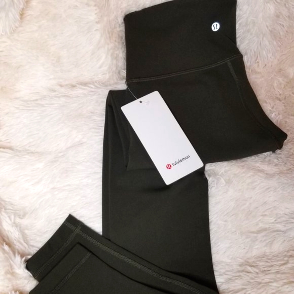 Lululemon, Olive green, Wunder Under HR tight